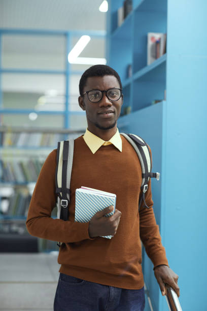 istock African-American Student in Library 1182683240