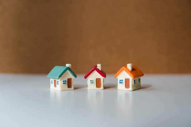 istock Colorful miniature house 1182684403