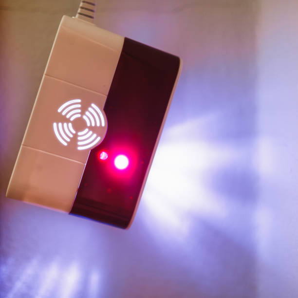 istock natural gas leak detector alarm in action 1182687548