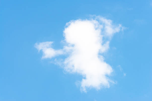 Clouds in the sky that look like faces (Pareidolia)