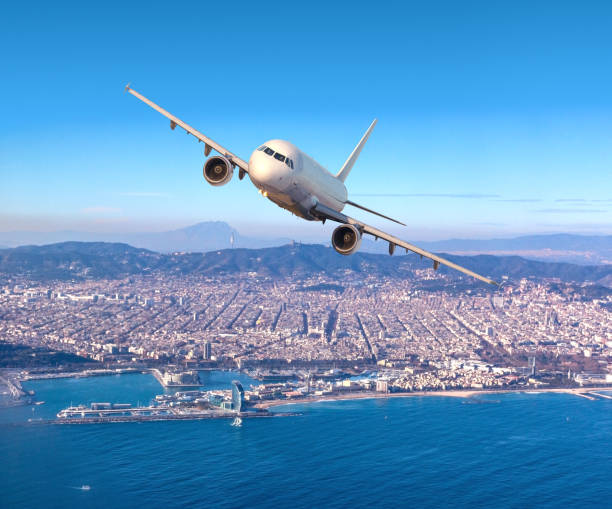istock above Barcelona city 1182691952