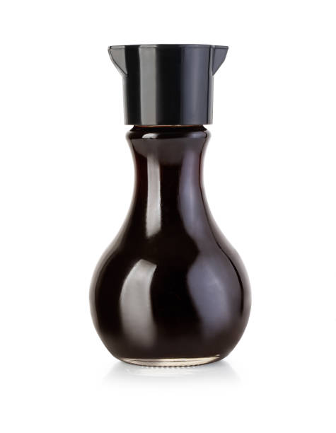soy sauce bottle isolated