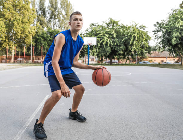 istock Improving His Dribbling Skills 1182696940