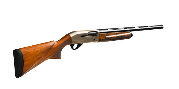 istock Pistol rifle isolated in white background 1182700088
