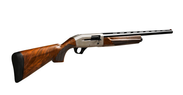 istock Pistol rifle isolated in white background 1182700148