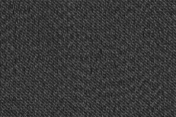 istock Closeup black and white color fabric texture. Black color strip line fabric pattern design sample or upholstery abstract background. 1182701503