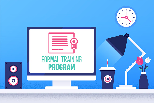 Creative Vector Illustration For Formal Training Program Stock ...