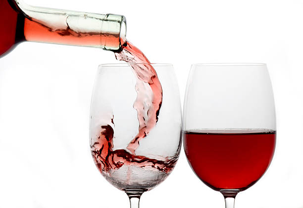 istock Two glasses of red wine 118270849