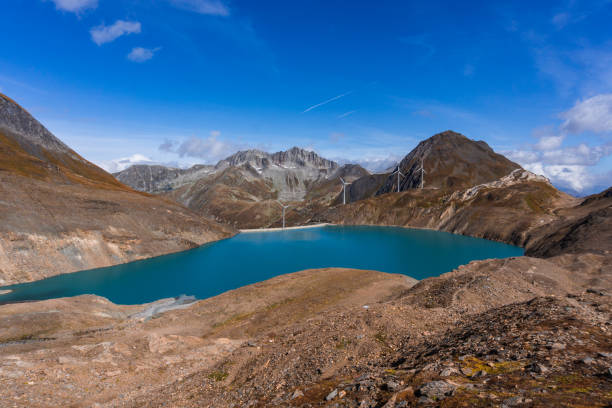 istock A beautiful lake in the Alps. 1182710895