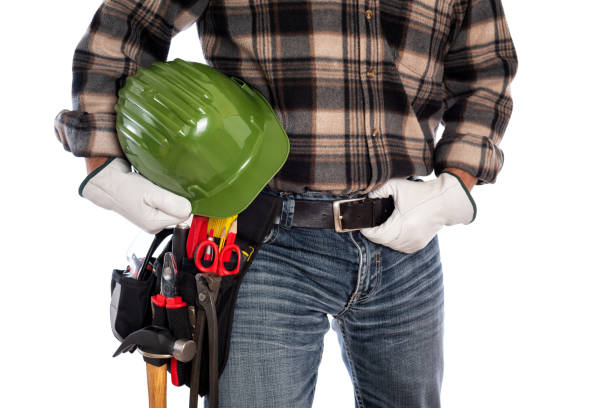 istock Craftsman at work on wooden boards. Carpentry. 1182713967