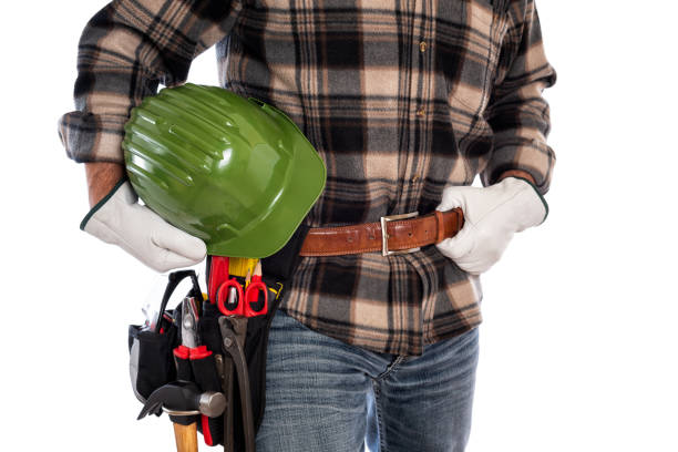 istock Craftsman at work on wooden boards. Carpentry. 1182714165