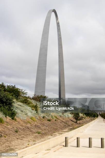 Footpath At The Arch At Gateway Arch National Park St Louis Missouri Stock Photo - Download Image Now