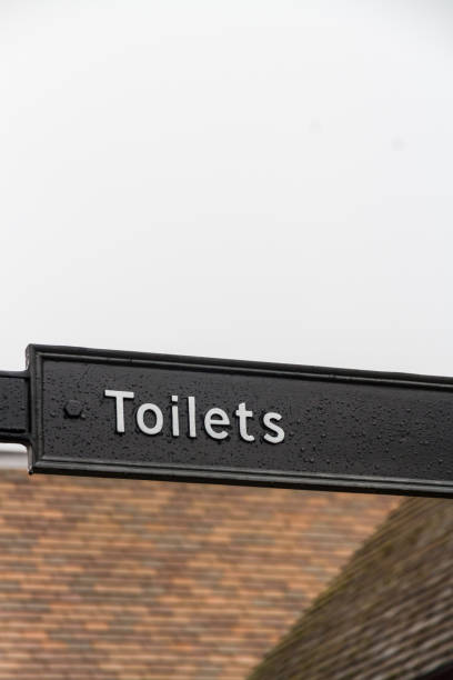istock Finger sign for toilets, landscape 1182720697