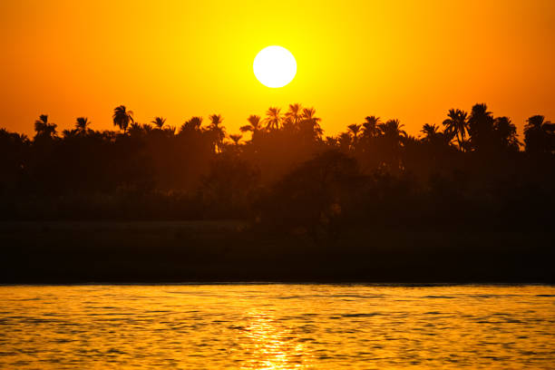 istock Sunset over the Nile in Egypt 1182722340