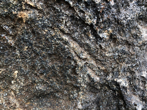 istock Granite texture - design lines gray seamless stone abstract surface grain rock background construction closeup details. 1182725466