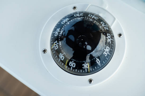 istock compass on the yacht 1182732819