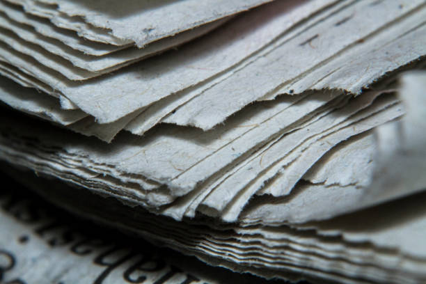 istock Macro shots a newspaper close-up picture 1182733260