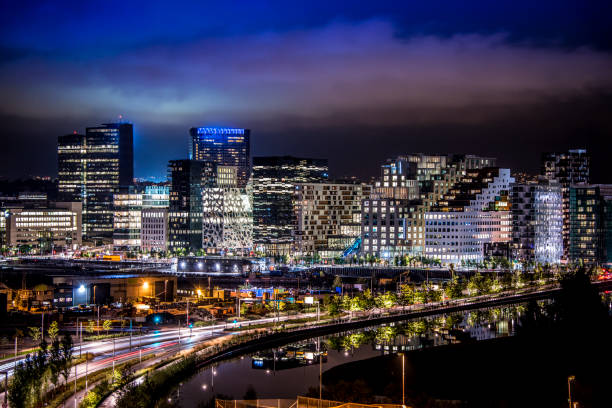 istock Night View Of Oslo, Norway 1182734718