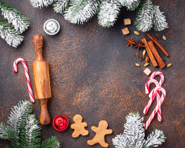 istock Ingredients for baking Christmas cookies 1182737165