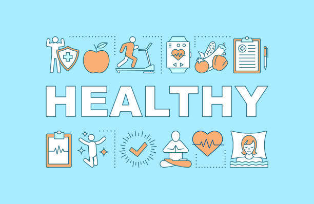 istock Healthy lifestyle word concepts banner 1182740632