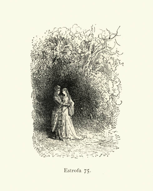 istock Fairytale Prince and Princess in love. Orlando Furioso 1182740936
