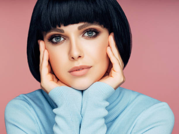 istock Beautiful woman with make-up 1182742769