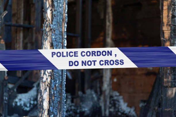 istock Police cordon, do not cross 1182746992