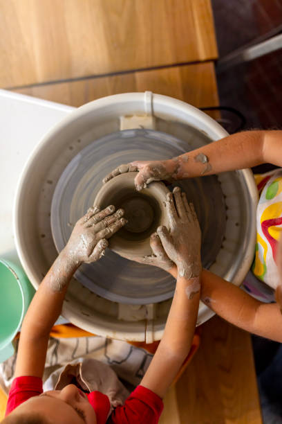 Potters wheel hi-res stock photography and images - Alamy