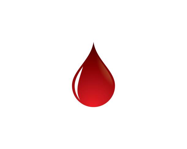 Blood vector icon Blood vector icon illustration design blood drop stock illustrations