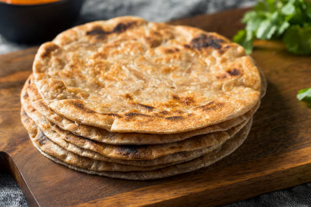 istock Homemade Indian Roti Chapati Bread 1182758757