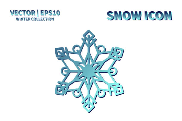 istock Snowflake vector icon. Christmas and winter snow flake element. Isolated flat new year holiday decoration illustration. Cold weather object design 1182764800