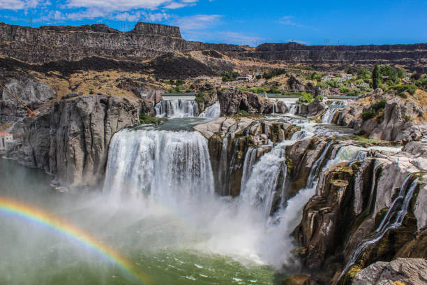 쇼숀 폴스 주립공원 - shoshone falls 뉴스 사진 이미지