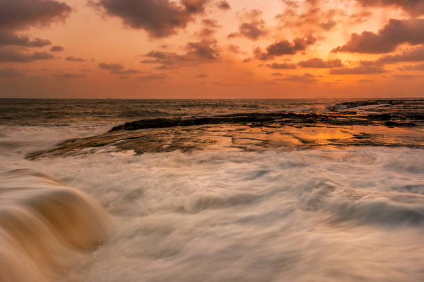 istock Raging waves ar Harinareshwar Rocky beach,Maharashtra,India 1182777731