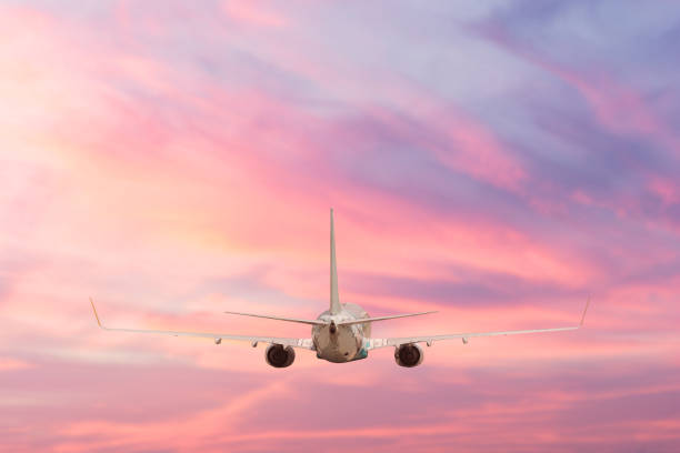 istock Airplane aft plane in the sky 1182779090