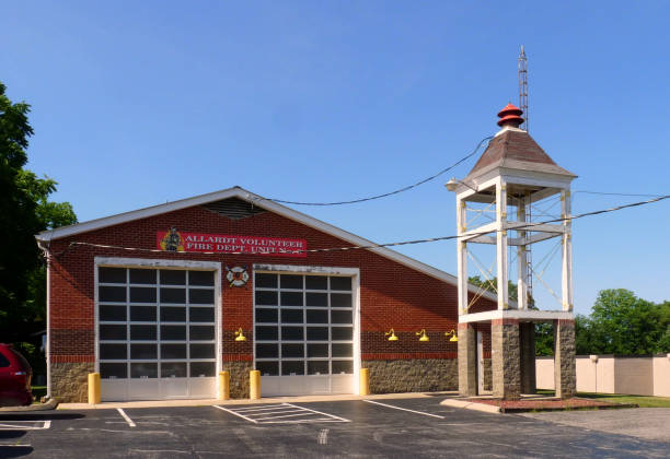 istock Volunteer Fire Dept. & Siren 1182781813