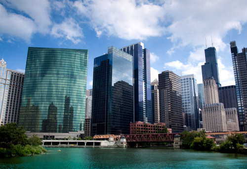Chicago River Skyline