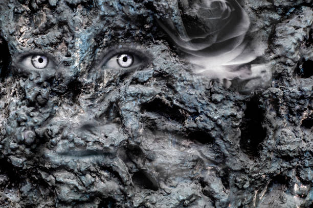 istock Portrait of a very ancient evil witch 1182801255