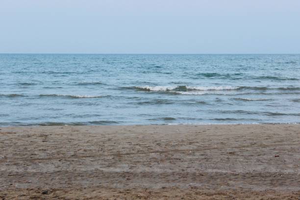 istock Beautiful view on the sea, horizon 1182801649