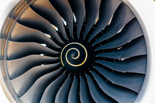 istock Turbine of big passenger plane 1182814953