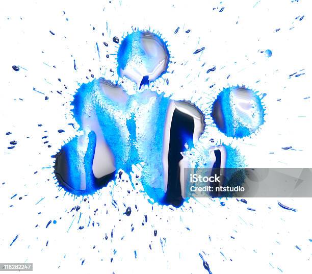 Ink Stains Stock Photo - Download Image Now - Blob, Blue, Color Image