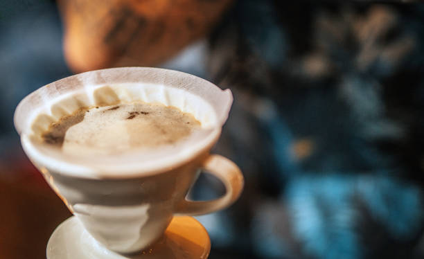 istock Hario V60 Coffee brewing and serving 1182825561