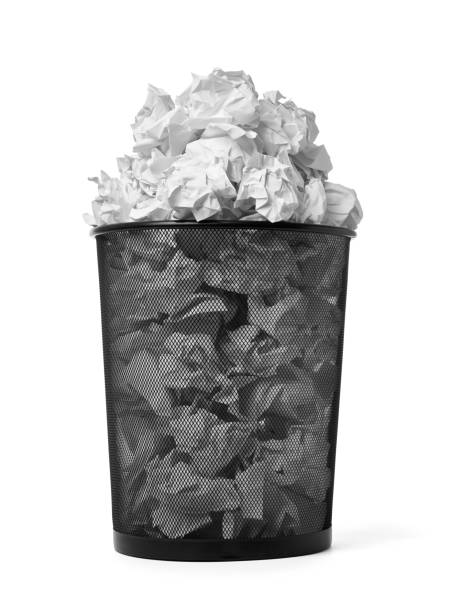 istock paper ball trash bin rubbish garbage wastepaper 1182829618