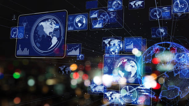 istock Global communication network concept. Worldwide business. 1182833227