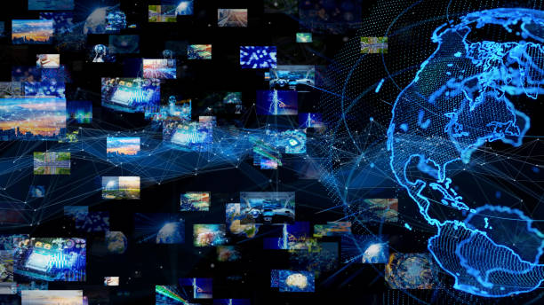 istock Global communication network concept. Worldwide business. 1182833243