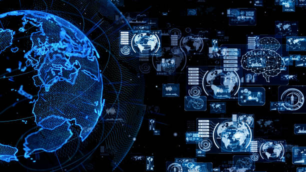 istock Global communication network concept. Worldwide business. 1182833250