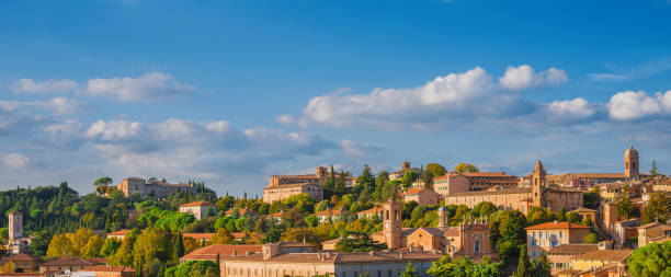 istock Perugia historic center view 1182837298