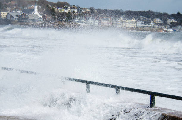istock Nor'easter at Boston north shore 1182838912