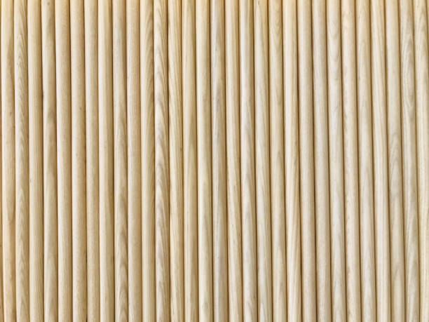 istock natural light brown rubber softwood logs wall 1182841963
