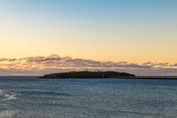 istock Sun rise ferry to Nova Scotia in Canada 1182842397