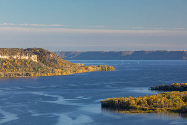 Mississippi River In Autumn